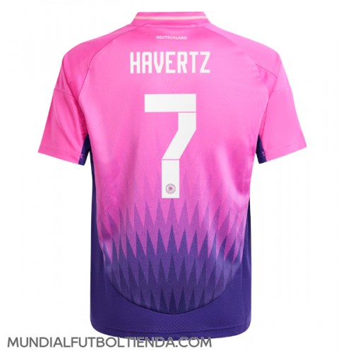 Camiseta Alemania Kai Havertz #7 Segunda Equipación Replica Eurocopa 2024 mangas cortas